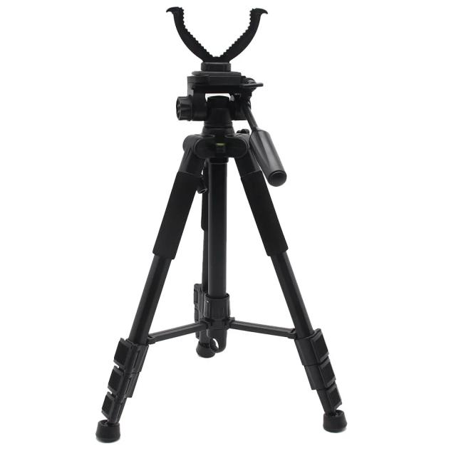 Tripé Outdoor para Caça e Tiro, Suporte em Alumínio com V-Yoke - Acessórios Universais para Câmeras