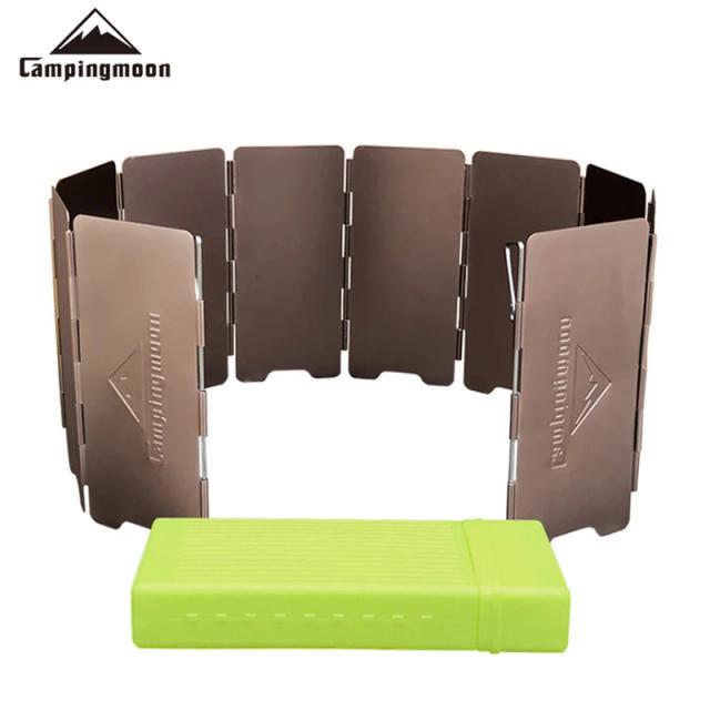 Fogão a Gás Dobrável com Proteção Contra Vento - Ideal para Acampamentos e Caminhadas ao Ar Livre