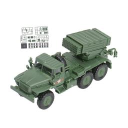 Kits de construção de veículos para crianças, brinquedos de construção de carros para coleção, brinquedos educativos para meninos, 1/72 - Image 3