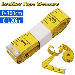 Fita De Medição Portátil, Dupla Escala, Fibra De PVC, Medição Do Corpo, Costura De Pano De Alfaiate, 3M, 120 Polegada - Image 1