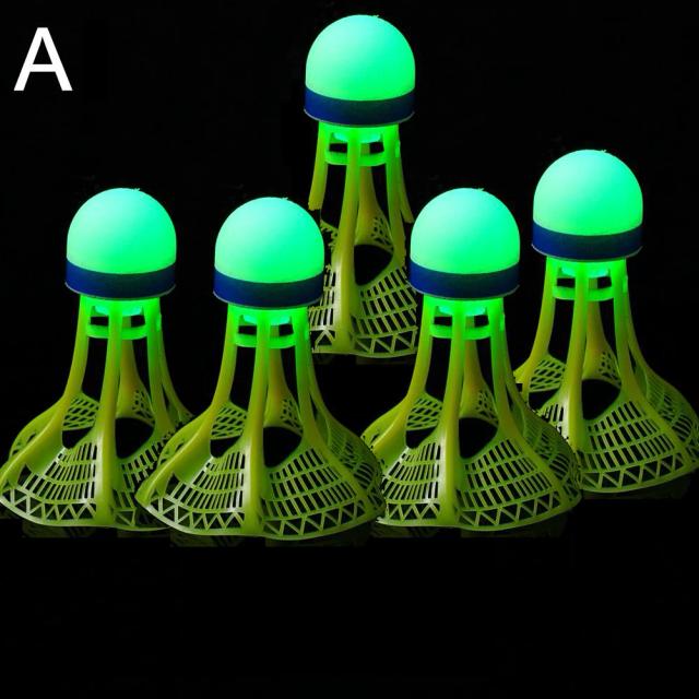 Petecas de Badminton Luminosas à Prova de Vento - Jogo Noturno Aprimorado