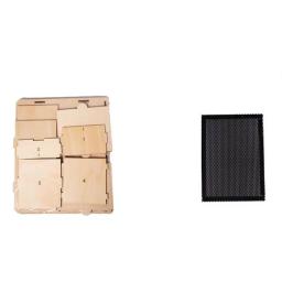 Caixa De Montagem De Madeira Para Limpeza De Grãos, Air Husker, Ventilador De Peneira De Alimentação De Pássaro Com Filtro, DIY - Image 2