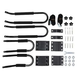 Universal Car Kayak Telhado Rack, se Fits para Canoa, Ski Board, Transportador de caminhão, remo, barco, Surf, Top, 2pcs - Image 3