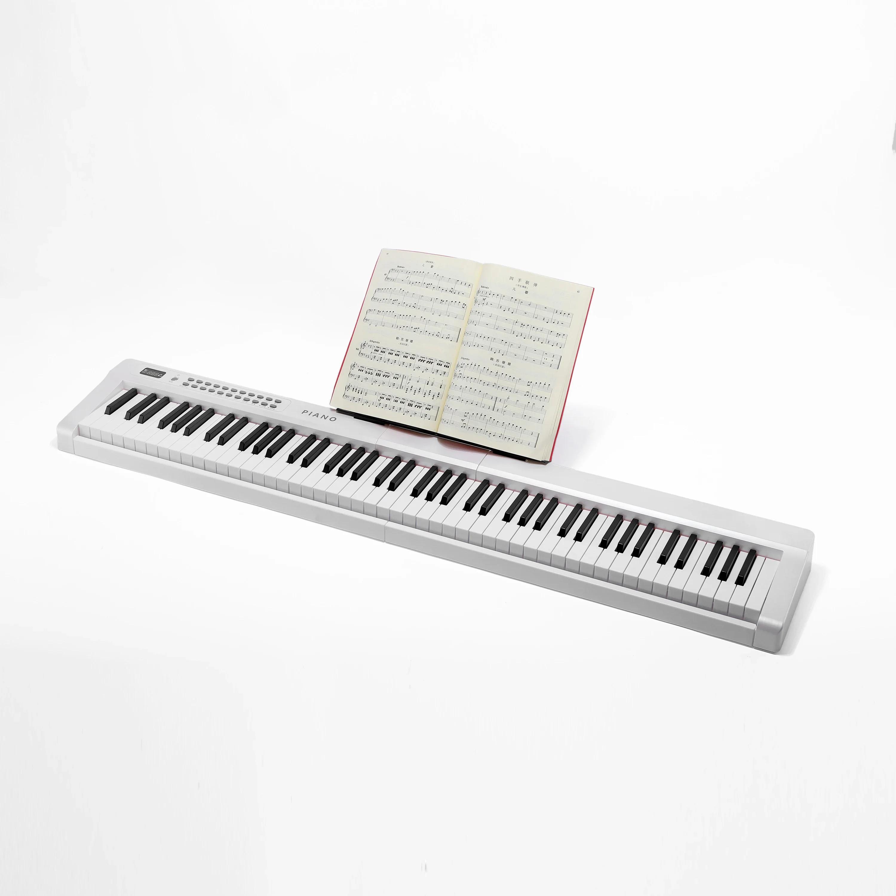 Novo 88 Teclas Piano Instrumento Musical piano portátil Teclado MIDI Sintetizador Resposta Ao Toque Piano Digital Para Adultos - Image 1