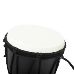 Tambor de mão africano para prática, instrumento de percussão portátil, amarelo, ABS, Smiley, pandeiro infantil, Djembe, 4 in - Image 6