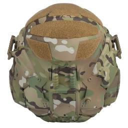 Capacete de Airsoft tático com fone de ouvido embutido, capacete de assalto anti-nevoeiro, máscara removível, equipamento de paintball, proteger o capacete - Image 5