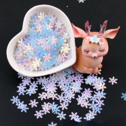 Brilhante Snowflake Shape Sequins, Festa de Natal Glitter Confetti, Scrapbook DIY, Artesanato De Natal, Materiais Decorativos, 1080Pcs - Image 2