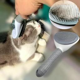 Escova antiderrapante de cabelo de beleza para animais de estimação, ferramentas de higiene, pente dematting, cães e gatos, Pet Supplies - Image 5