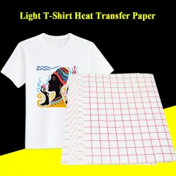 Papel De Transferência De Calor De Jato De Tinta, Papel De Transferência Preto Escuro, Papel Branco Claro, Tecido 100% Algodão, A4, 10 Folhas - Image 2