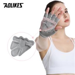 AOLIKES-Luvas Respiráveis de Ginásio, Haltere Fitness, Luvas de Treinamento, Levantamento de Peso, Crossfit, Treino, Esportes, Musculação, 1 Par - Image 5