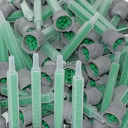 Epóxi cartucho de mistura bocal, duplo tubo AB, dispensador Gun Dispenser, Mangueira de resina, A, B Misturador estático, 1: 1,90mm de comprimento, 30pcs - Image 1