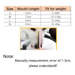 Soft Silicone Pet Boca Máscara, focinho do cão, respirável, parar de latir, morder, mastigar, cão Suprimentos, pequeno, médio Cães - Image 6