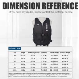 Neoprene Safety Life Jacket para adultos e crianças, colete esportivo aquático, pesca, caiaque, canoagem, natação, drifting, novo - Image 6