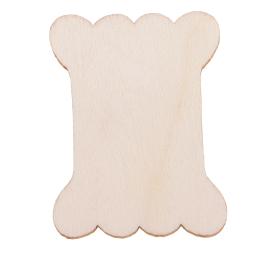 20 pçs/40 pçs/60 pçs em forma de osso fio de madeira bobina bordado fio diy ponto cruz organizador titular suprimentos de costura - Image 5