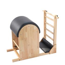 Novo design de casa pilates reformador yoga estúdio máquina carvalho madeira escada barril com alumínio aço bordo plutônio - Image 5