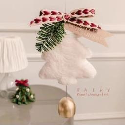 Pano de feltro Enfeites de Natal Árvore de Natal Sinos Pendurados Pingentes para Casa Decorações de Festa de Ano Novo Presentes Crianças - Image 5
