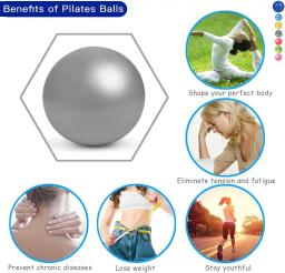 Bola de Pilates à prova de explosão, Yoga Core Ball, Equilíbrio interior Fitness Equipment, 25cm - Image 4