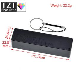TZT-USB Power Bank Case Kit, 18650 Carregador De Bateria, Caixa DIY, Shell Kit para Arduino, Preto - Image 2
