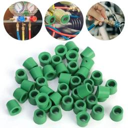 200-50 peças junta de borracha ar condicionado 1/4 ''mangueira de carregamento válvula junta coletor reparação kit de vedação substituição acessórios do carro - Image 4