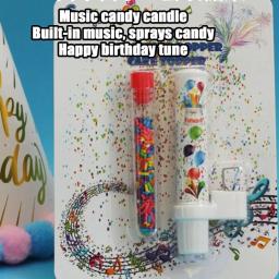 Vela engraçada do aniversário da surpresa, Velas espumantes para bolo, Velas Sparkler exclusivas, Bolo de aniversário com doces - Image 2