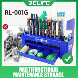 RELIFE RL-001G Suporte de Armazenamento Destacável Multifuncional, Base de Rack, Antiderrapante, Grande Capacidade, Pura, Forte, Durável, Ferramenta Plástica - Image 1
