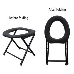 Assento Sanitário Dobrável Portátil Adequado para Adultos, Anti-Slip e Heavy-Duty, Viagens e Camping - Image 1