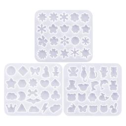 Cristal Epoxy Resina Ear Stud Kit, Jóias Fazendo Suprimentos, Estrelas Brincos, Mini Flores Brincos Gatinho - Image 5