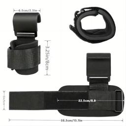 Luvas Deadlift e Almofadas, Alternativa no Ginásio de Fitness, Power Training, Levantamento de Peso, Ganchos de Pulso, Correias para Máximo Apoio Aderência - Image 3