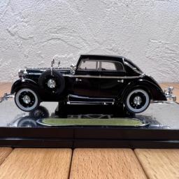 Modelo de carro plástico liga retro, Diecast 1:43 escala, clássico produto acabado, presente brinquedo simulação, exibição estática, SW38 - Image 4