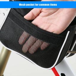 Bolsa para quadro de bicicleta 3 em 1, saco duplo para saddle de mountain bike, capa de celular, acessórios para ciclismo - Image 6