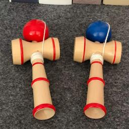 2 cores disponíveis de madeira kendama japonês tradicional jogos de bola clássico mão flexibilidade treinamento bola esportes jogo de bola interior - Image 4