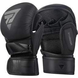 Luvas profissionais de boxe mma, luvas de treinamento para karatê, muay thai, para sparring, luta híbrida, palma aberta, artes marciais - Image 1