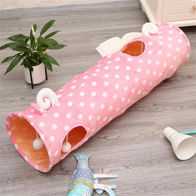 Túnel Móvel Dobrável para Animais de Estimação: Cama Criativa para Gatos, Cães, Furões e Coelhos