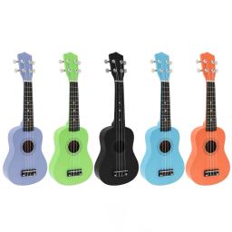 Soprano Basswood Ukelele Profissional, Cor Pura, 4 Cordas, Tom Puro, Instrumento Musical para Iniciantes, Performance, 21 Polegadas - Image 1