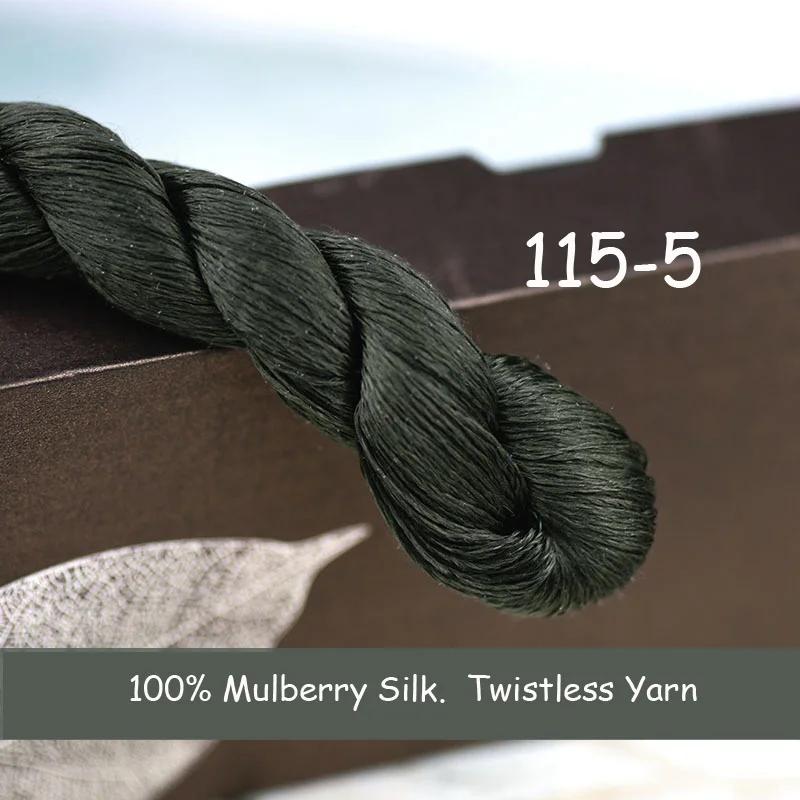 100% Mulberry fio de seda para arte popular antiga artesanato veludo flor cocar floral cabelo tranças de seda fios - Image 1