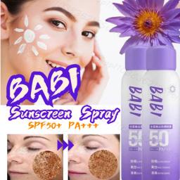 Babi-SPF50 Spray Protetor Solar, Proteção UV, Refrescante, Sentido Simples e Aquático, Corpo Facial, Universal, PA +++, 150ml - Image 1