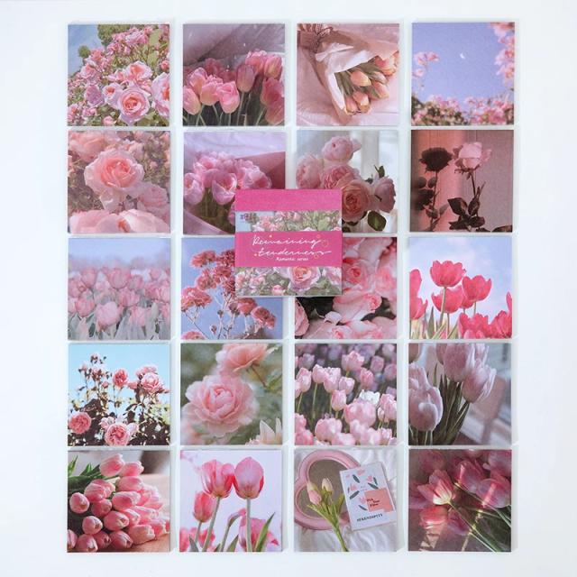 Conjunto de 400 Peças de Papel Decorativo Artesanal para Scrapbooking e Álbum Diários
