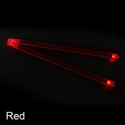 2 pçs/lote baquetas 5a led material de polímero tambor vara noctilucente brilho no escuro desempenho palco luminoso jazz baquetas - Image 4