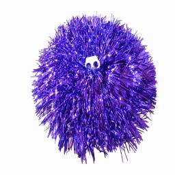 Metallic Color Cheerleader Pompon, Cheerleading Pom Poms, Jogo de esportes, Dança Vocal, Fábrica de Fontes do partido, 50g, 1Pc - Image 3