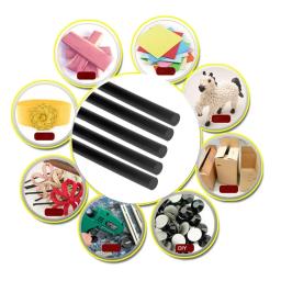 Bastão cola quente preto, adesivo alto 7mm para artesanato diy, ferramenta reparo brinquedos, dropshipping - Image 1