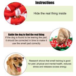 Tapete de atividade interativa para cães e gatos, Puzzle Toys, Enriquecimento Pet Mat, Nosework Feeding, Small Pets Treat Toy - Image 2
