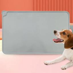Silicone Pet Food Mat com lábios altos, antiaderente, impermeável, isolamento térmico, pet pad, alimentador de cachorro, tigela Placemat, bandeja, Pet Supplies - Image 5