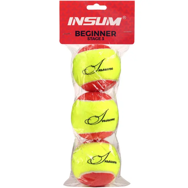 Bolas de Tênis de Baixa Compressão para Iniciantes: Junior e Teen em Cores Vibrantes, Ideal para Crianças com Diferentes Velocidades de Jogo