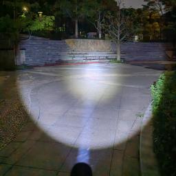 Lanterna comboio s6 com kw cslnm1.tg linterna led 18650 tocha mini lâmpada de acampamento 6500k pesca lanterna tática de alta potência - Image 2