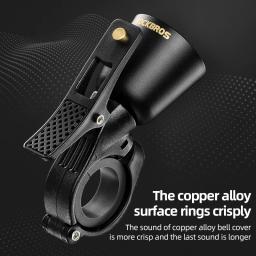 ROCKBROS Bicicleta Sino de Cobre Inoxidável Guidão Buzina de Bicicleta Anel de Aviso Ciclismo Som Nítido Alarme de Bicicleta Sino Acessórios de Bicicleta - Image 3
