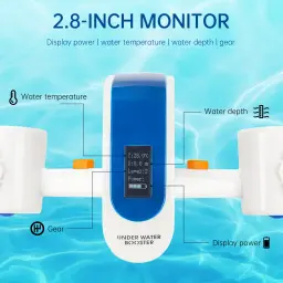 Hélice Subaquática Elétrica para Equipamento de Natação, Scooter Subaquática, Esportes Aquáticos, Mergulho, 2 Speed Level, Subaquático Booster - Image 2