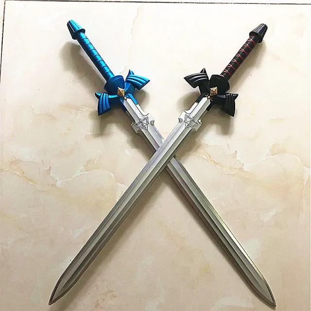 Espada de Cosplay Asuna 80cm - Figura de Ação Kirigaya Kazuto Elucidator/Dark Repulsor em PU Espuma para Crianças