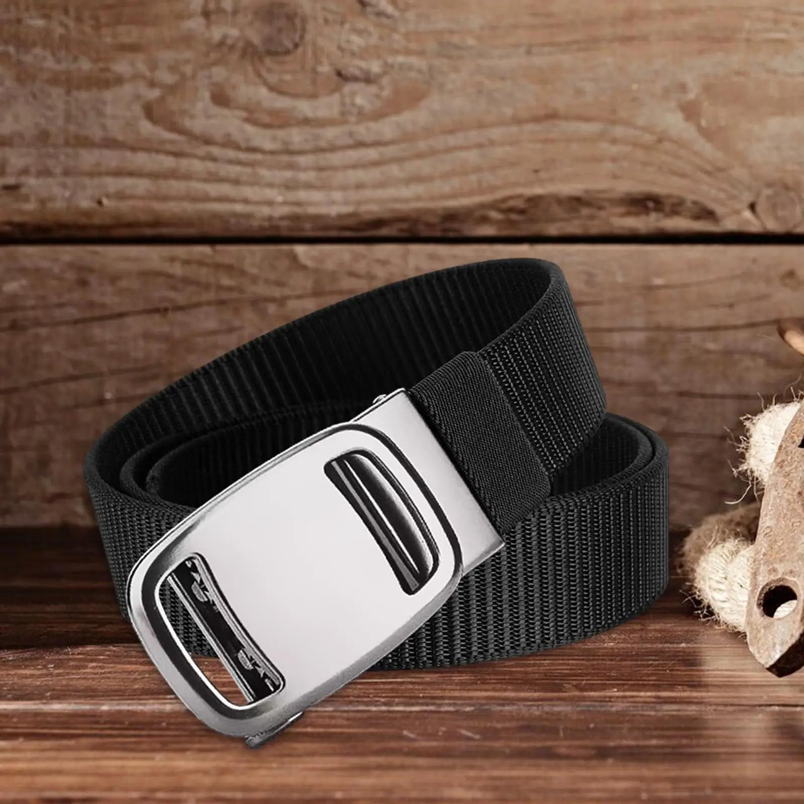 Cinto de nylon resistente ao estiramento masculino, cinto de trabalho confortável para caminhadas, camping, alpinismo ao ar livre, caça, liberação rápida - Image 1