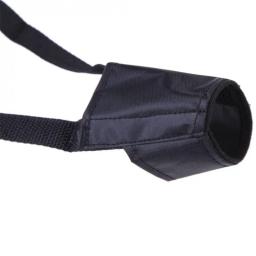 Máscara de mordida para cachorro, de nylon ajustável, mordida macia, focinho de boca, anti parar de mastigar, para cães pequenos e grandes, pretos - Image 4