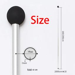 Varetas de dossel para lona, 5 seções, 1.6m, abrigo de jardinagem, haste de alumínio ajustável - Image 5